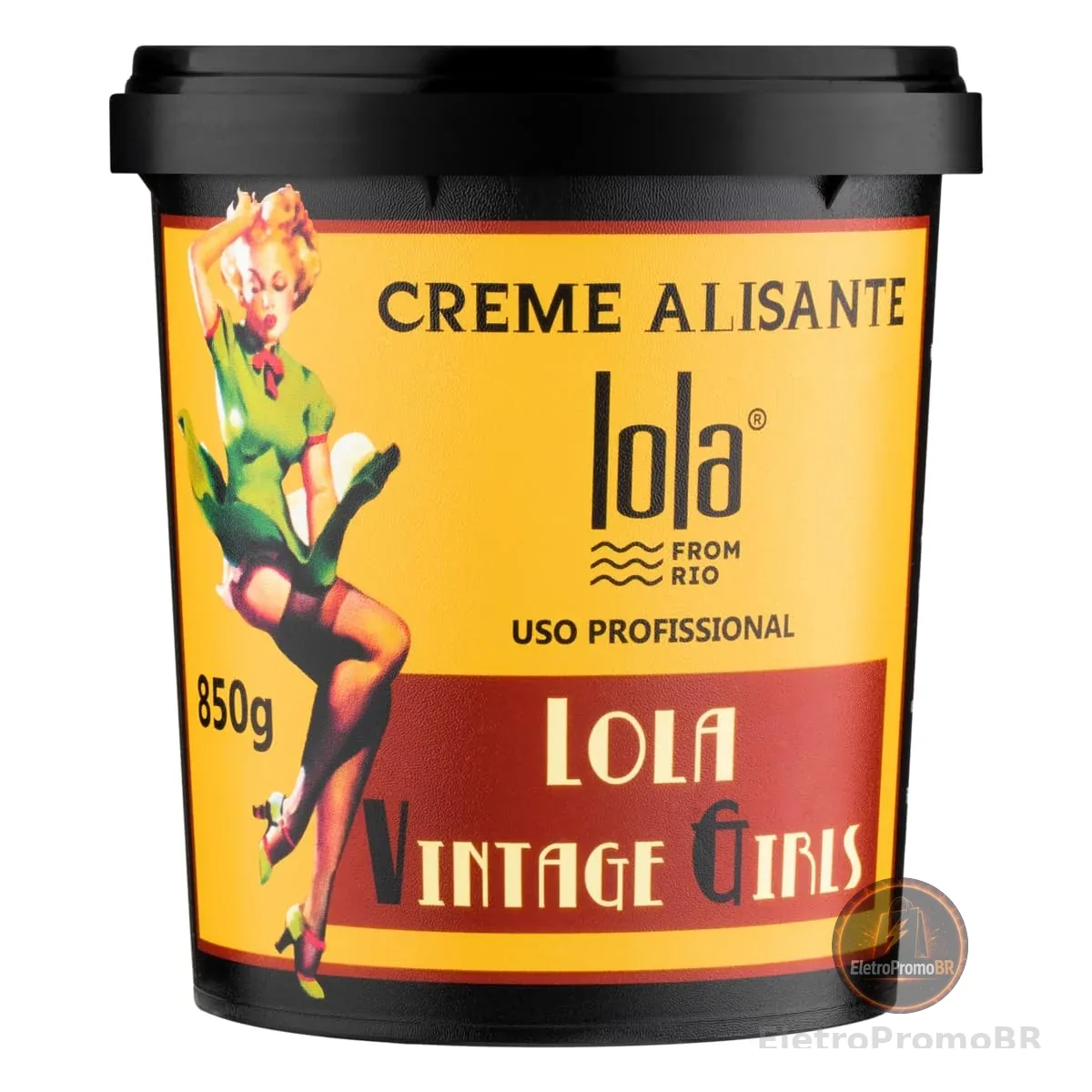 Hair Vintage Girl Creme Alisante 850g , Lola Cosmetics