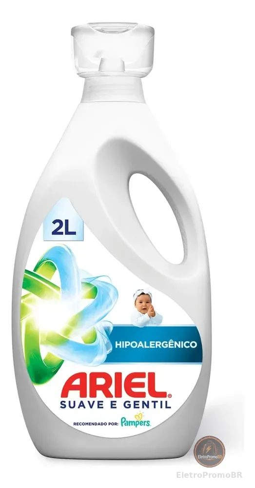 Sabão Líquido Ariel Suave e Gentil 2L