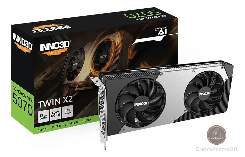 Placa de Vídeo Inno3D Nvidia GeForce RTX 5070 12GB GDDR6