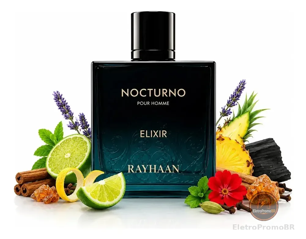 Perfume Árabe Rayhaan Nocturno Elixir Eau De Parfum 100ml