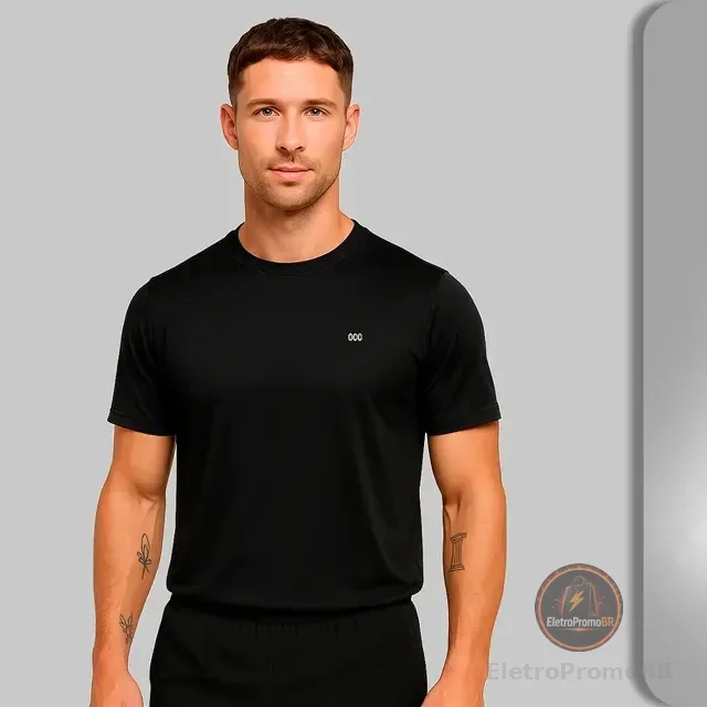 Camiseta Masculina Dryfit  Poliamida Ultra Leve