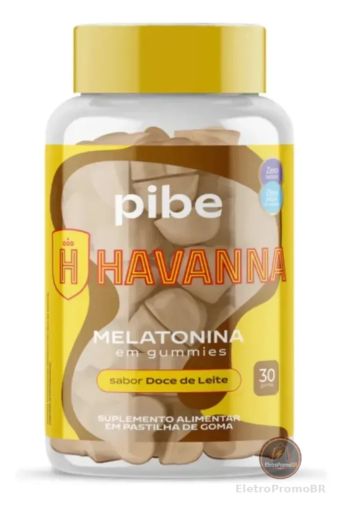 Melatonina Gummies Havanna Pibe Doce De Leite 30 Gomas Doce De Leite