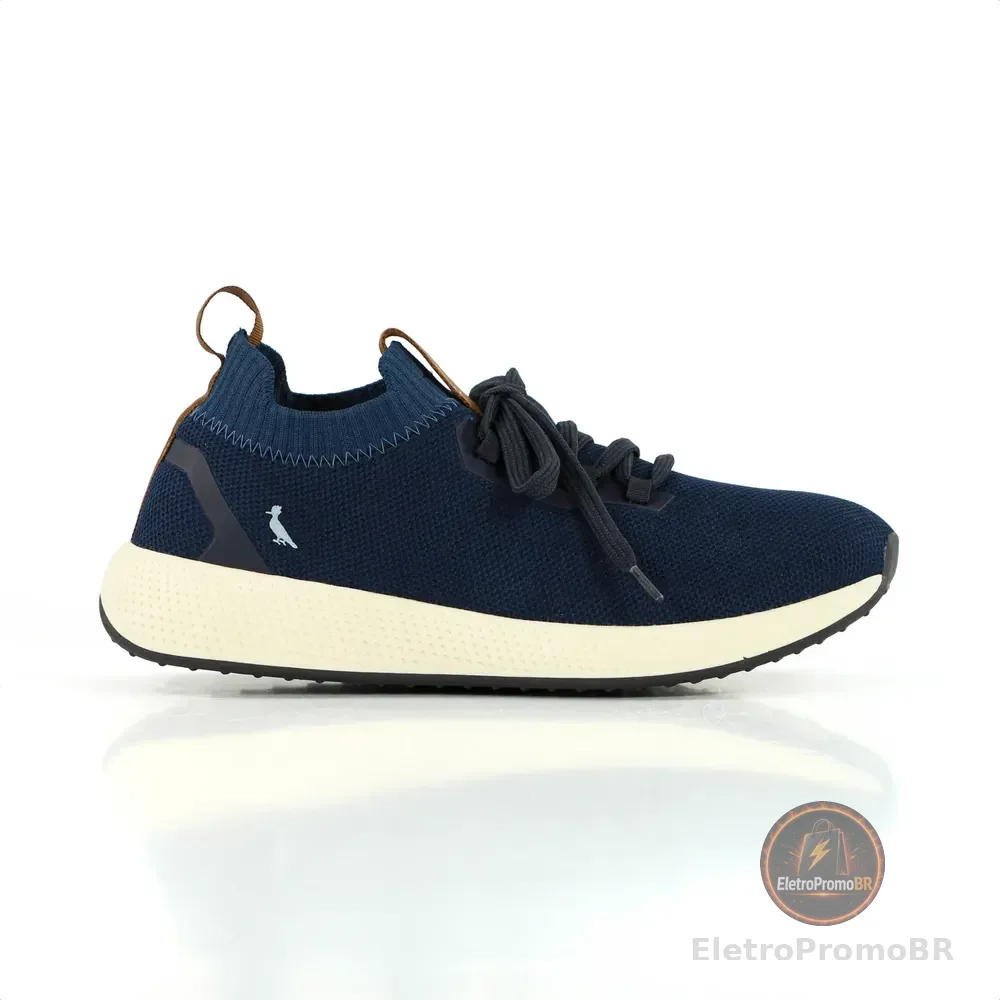 Tênis Reserva Go Fresh Knit Respirável Trabalho Confortável Azul 42 Br