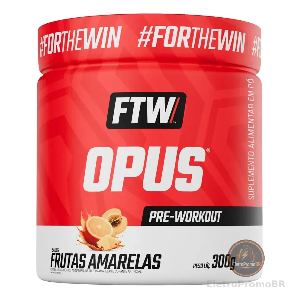 Opus Dei Pré Treino Pre-workout (300g) Ftw Sabor Frutas Amarelas