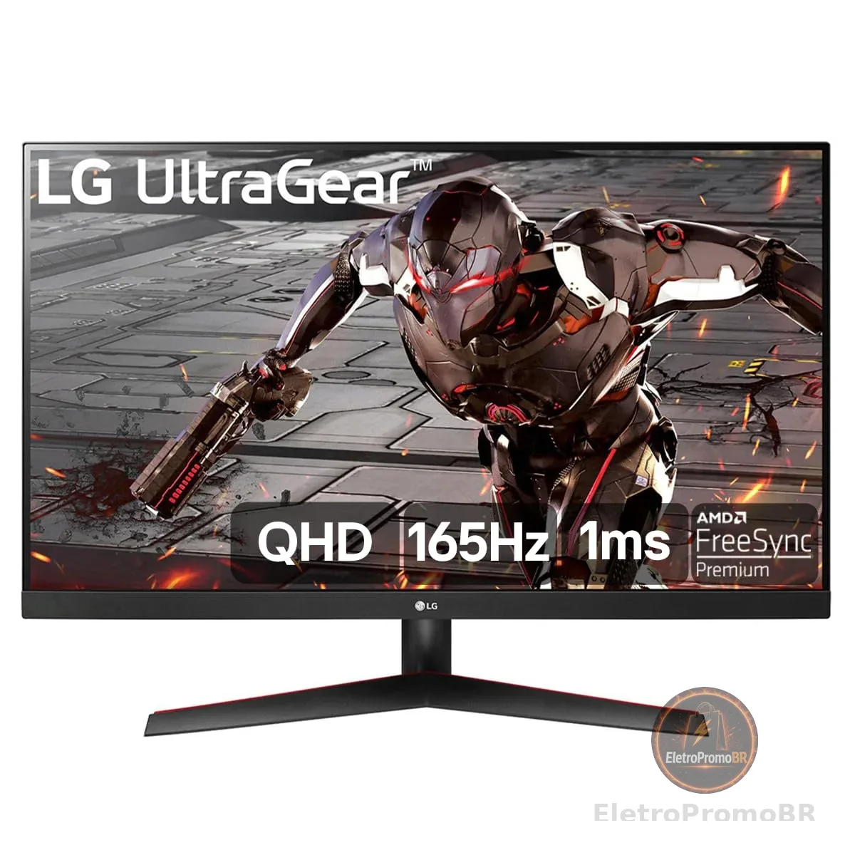 MONITOR LG ULTRAGEAR 32GN600-32" QHD 165HZ, 1MS (MBR), HDR10, FREE SYNC