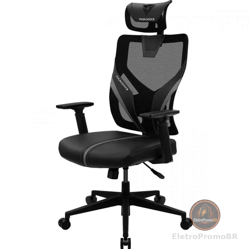 ThunderX3, Cadeira Ergonomic, YAMA1BK, Preto