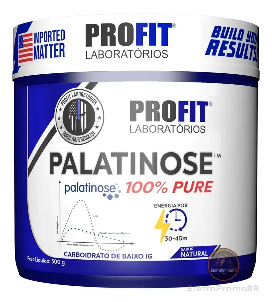 Suplemento en pó Profit Pro Fit Palatinose sabor natural x 300g
