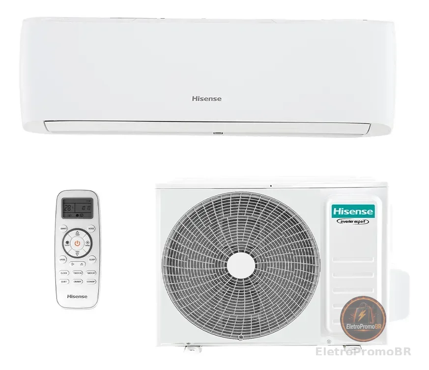 Ar Condicionado HW Inverter Hisense Eco Plus 9.000 Btus Frio R-32