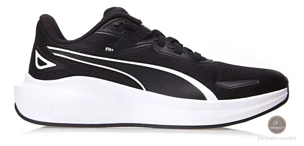 Tênis Masculino Skyrocket Lite Puma Puma Black-puma Black-puma White Liso 41 Br