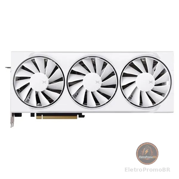Placa de Vídeo XFX Swift RX 9070 XT WHITE TRIPLE FAN GAMING EDITION WITH AMD Radeon, 16GB, GDDR6, HDMI 3xDP, RDNA 4 - RX-97TSWF3W9