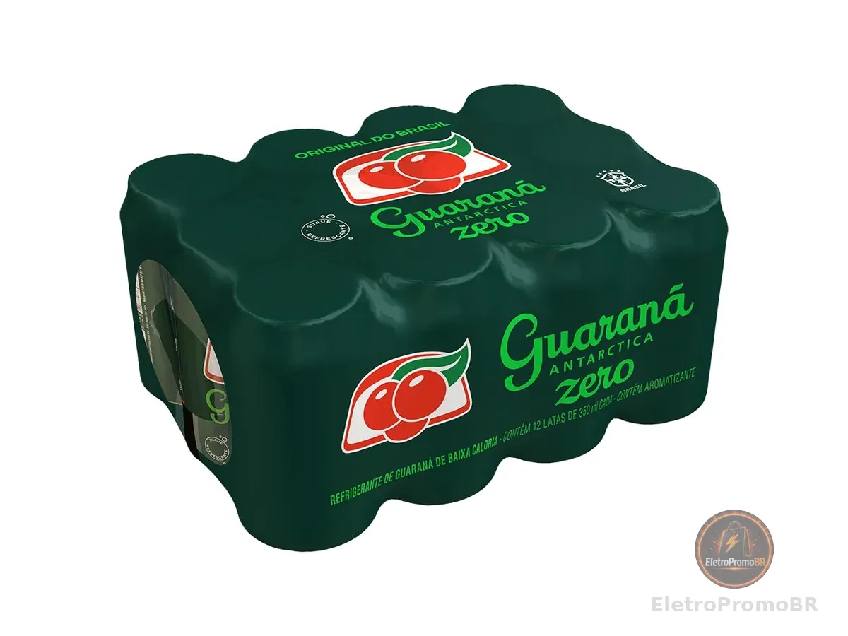 Guaraná Antarctica Diet Lata 12 Unidades De 350Ml