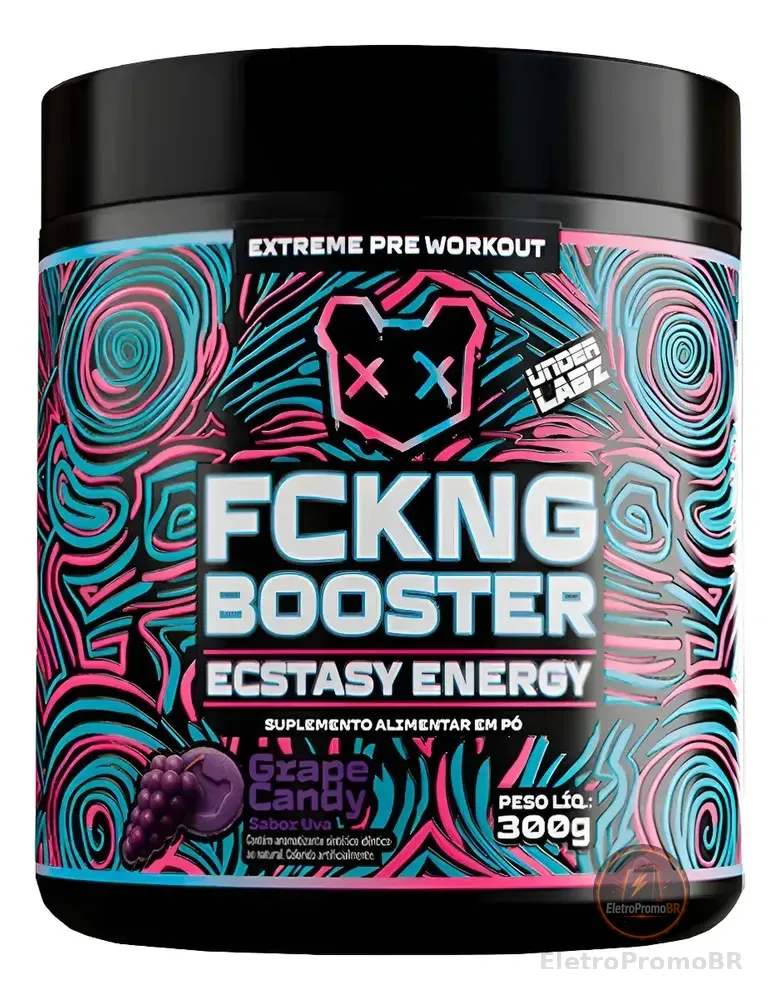 Fckng Booster Pré Treino Grape Candy 300g Under Labz
