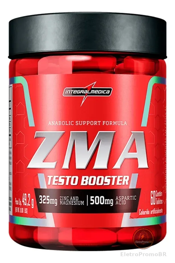 Multivitamínico ZMA 60 cápsulas - Zinco, Magnésio e Vitamina B6 - Equilíbrio e Imunidade - Integralmedica