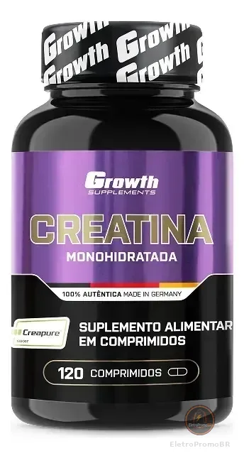 Creatina Creapure® 120 Comprimidos Growth Supplements Neutro