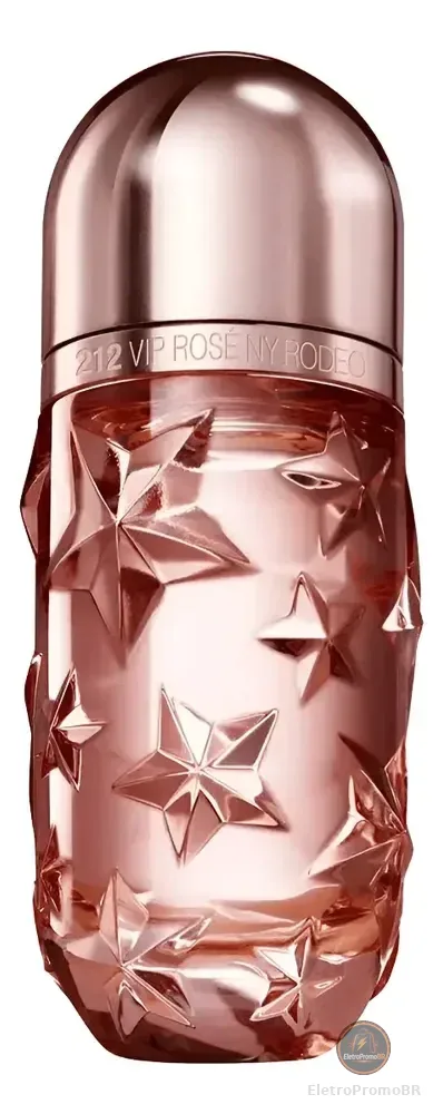 Perfume Feminino 212 VIP Rosé NY Rodeo Carolina Herrera Eau de Parfum 80ml - Floral Frutado - Edição Limitada