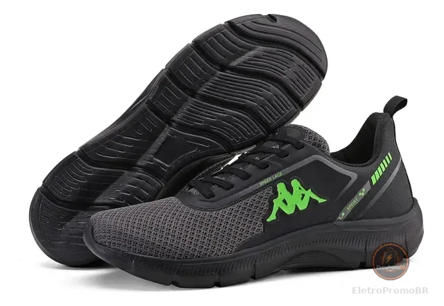 Tênis Kappa Run 200 Original Caminhada Academia