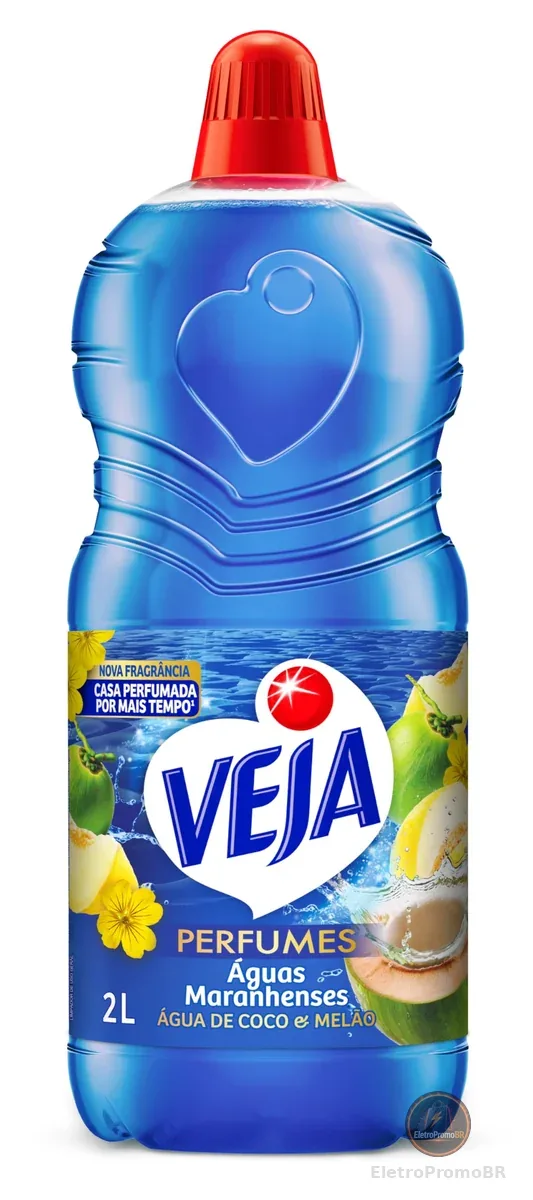 Veja Perfumes Águas Maranhenses - Água de coco e melão 2l