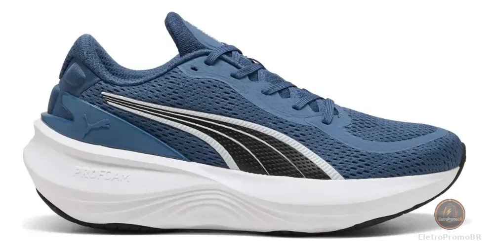 Tênis De Corrida Scend Pro 2 Puma Azul/marinho Liso 41 Br