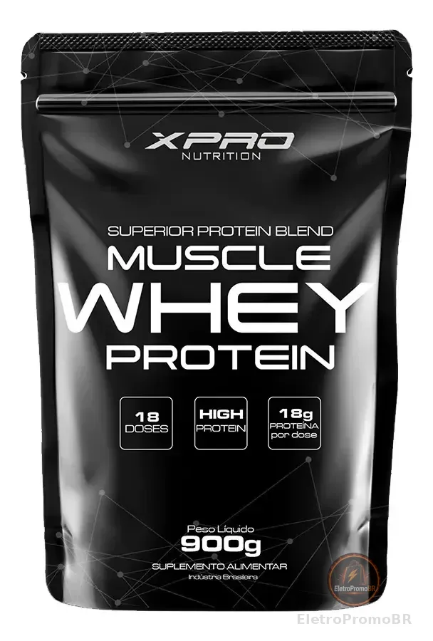 Whey Protein Concentrado XPro Nutrition Muscle Sabor Baunilha 900g