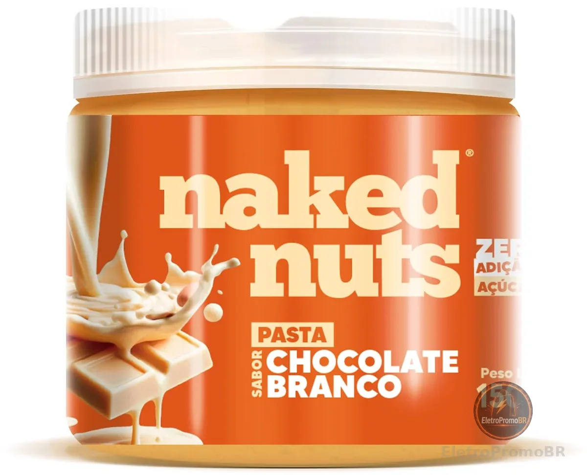 Naked Nuts Pasta De Amendoim Com Chocolate Branco 150G