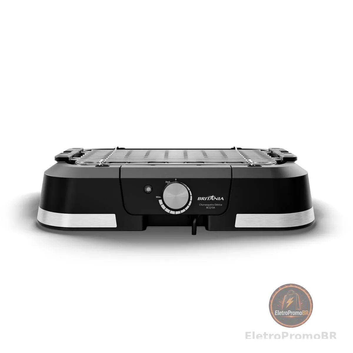 Churrasqueira Elétrica Britânia 1500W Menos Fumaça BCQ10A 220V