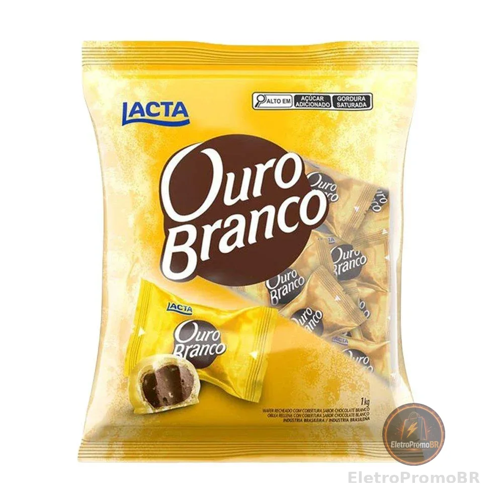 Chocolate Lacta Ouro Branco Pacote 1kg