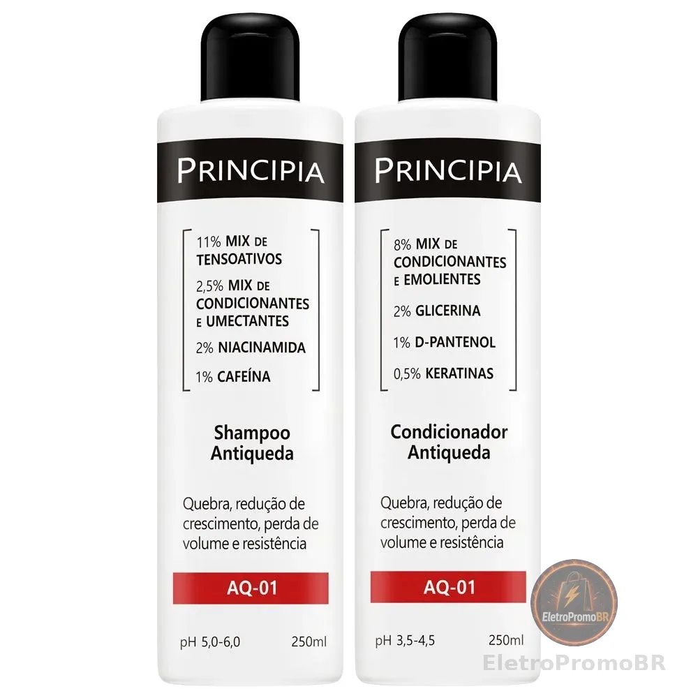 Principia Kit Shampoo e Condicionador Antiqueda AQ-01