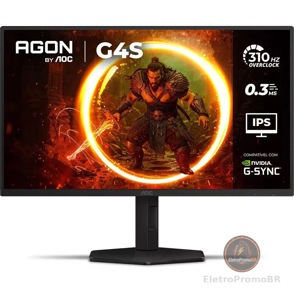Monitor Gamer AOC 25G4S/P/57 310HZ/0,3MS/24,5