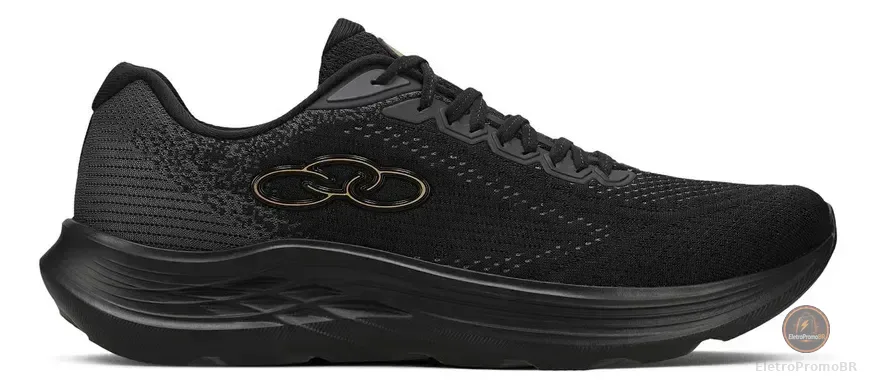 Tenis Olympikus Index 4 Caminhada Masculino Leve Original Preto 43 Br
