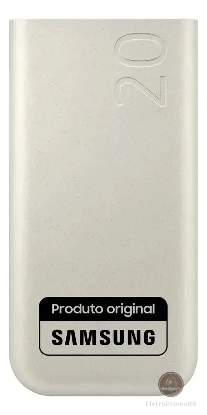 Bateria Samsung Carregador Portatil 3x USB-C 20000mAh Super Rapida 45W