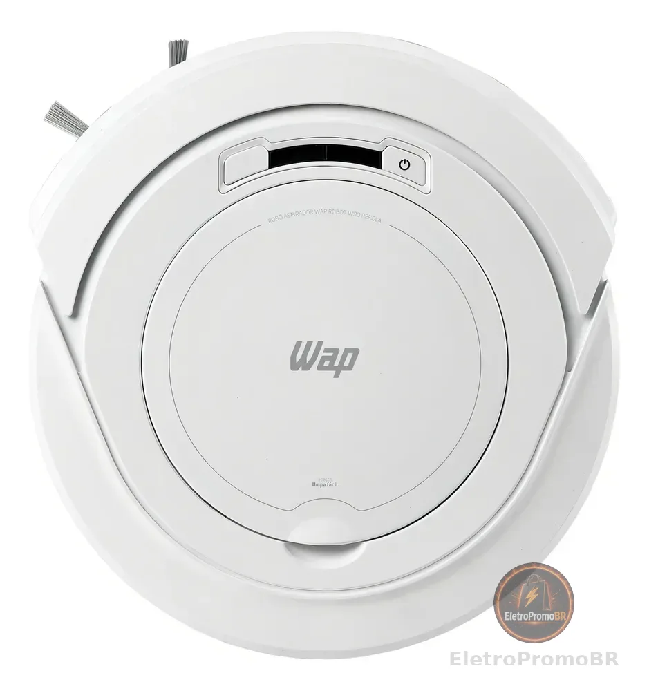 Robô Aspirador de Pó WAP ROBOT W90 PÉROLA Automático 3 em 1
