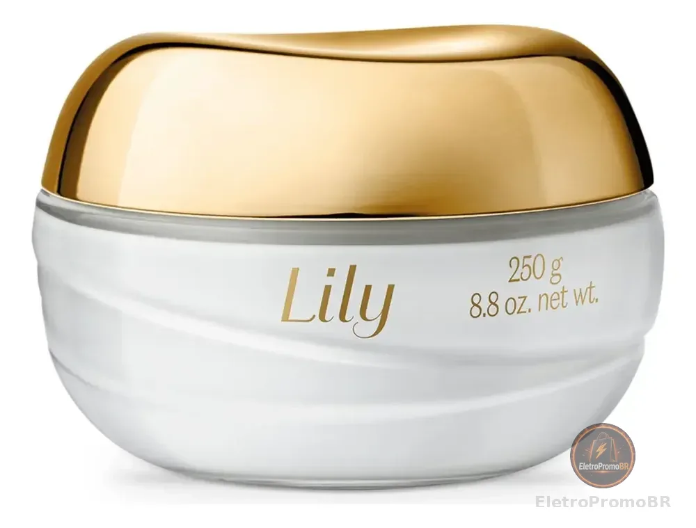 Creme Acetinado Hidratante Corporal Lily O Boticário 250g