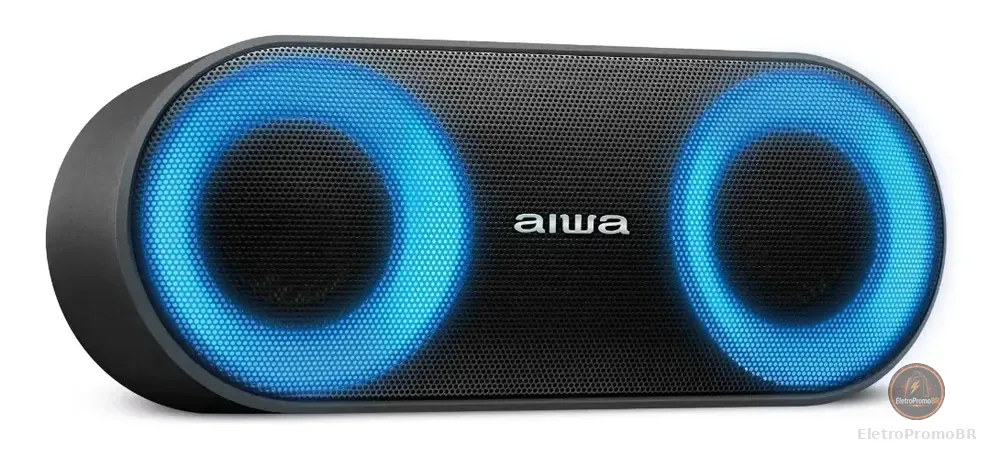Caixa De Som Speaker Aiwa AWS-SP-01 Bluetooth Cor Preto