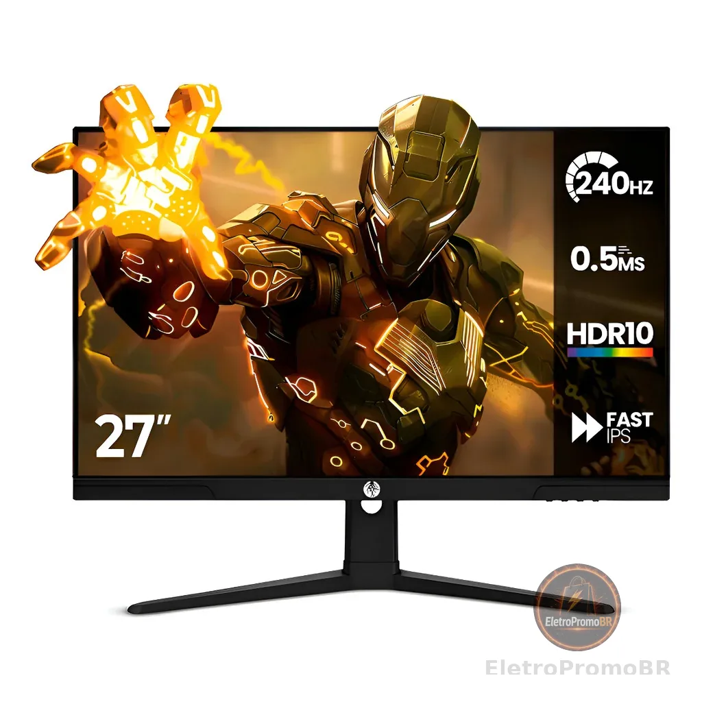 Monitor Gamer Haiz 27” LM27GM IPS Full HD 240Hz 0.5ms HDR10 HDMI DisplayPort