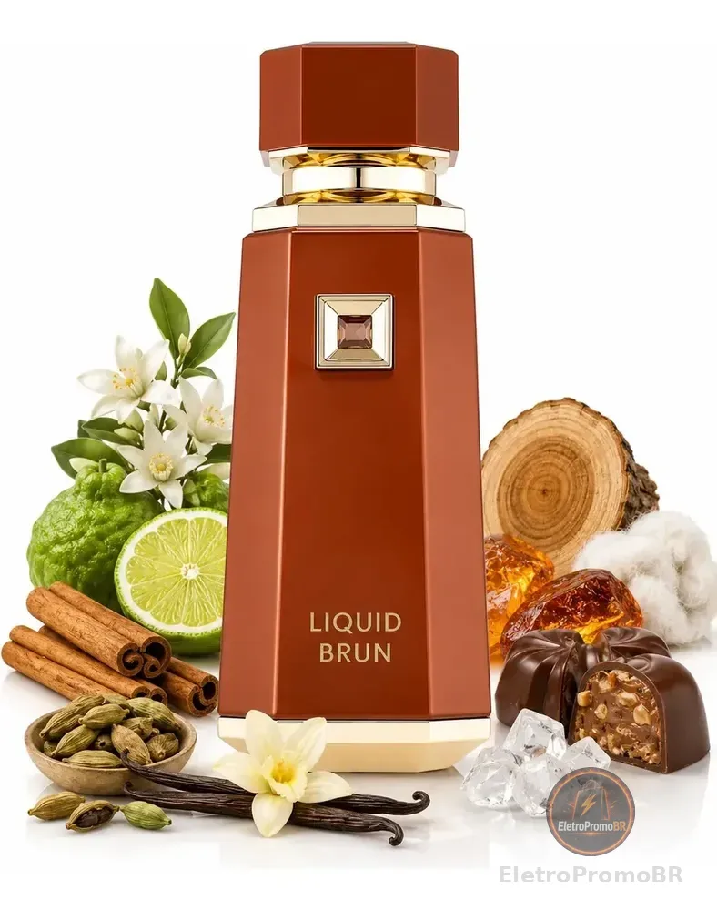 Perfume Árabe Masculino French Avenue Liquid Brun Eau De Parfum 100ml Original