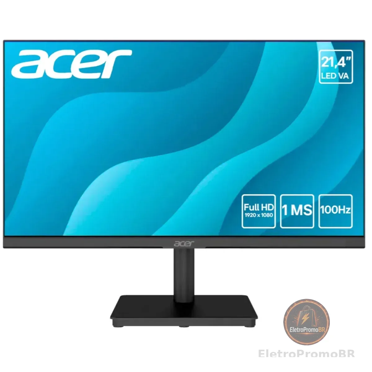 Monitor Acer 21,4" Mk221q Bi Led/Va Full Hd 100 Hz 1ms Hdmi Vga Vesa