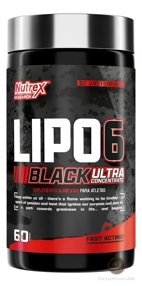 Termogenico Lipo 6 Black Ultra Concentrado - Nutrex 60 caps