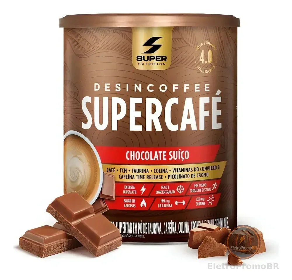 Supercafé Desincoffee 220g Chocolate Suíço