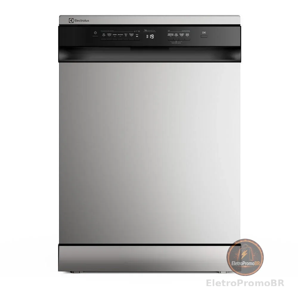 Lava-Louça Electrolux 14 Serviços Inox com Programa Lava & Seca 50 min (LS14E)