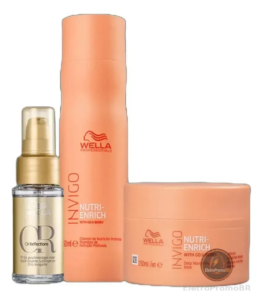Kit Wella Professionals Invigo Nutri-enrich + Oil Reflection