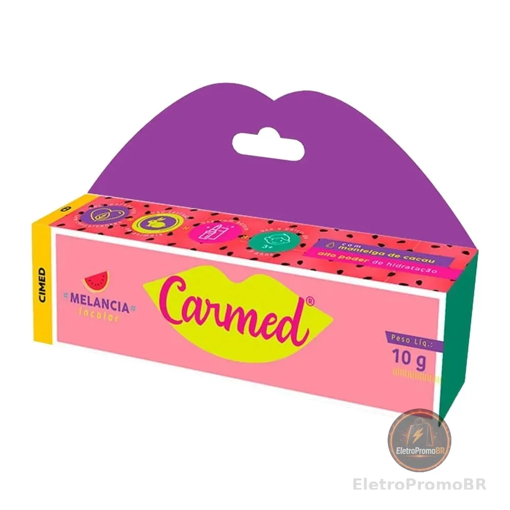 Carmed Hidratante Labial Sabor Melancia 10g