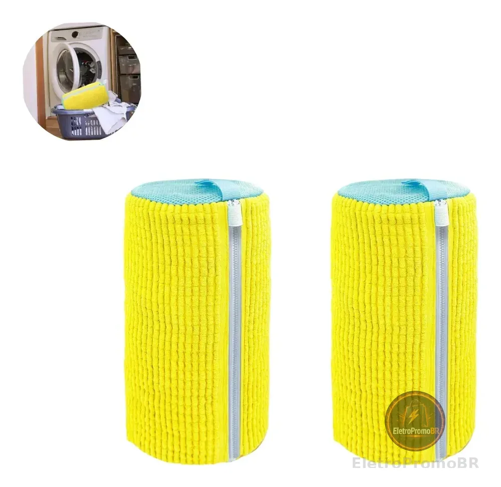 Kit 2 Saco Para Lavar Sapatos Na Máquina De Lavar Prático Kit 2 Aleatoria