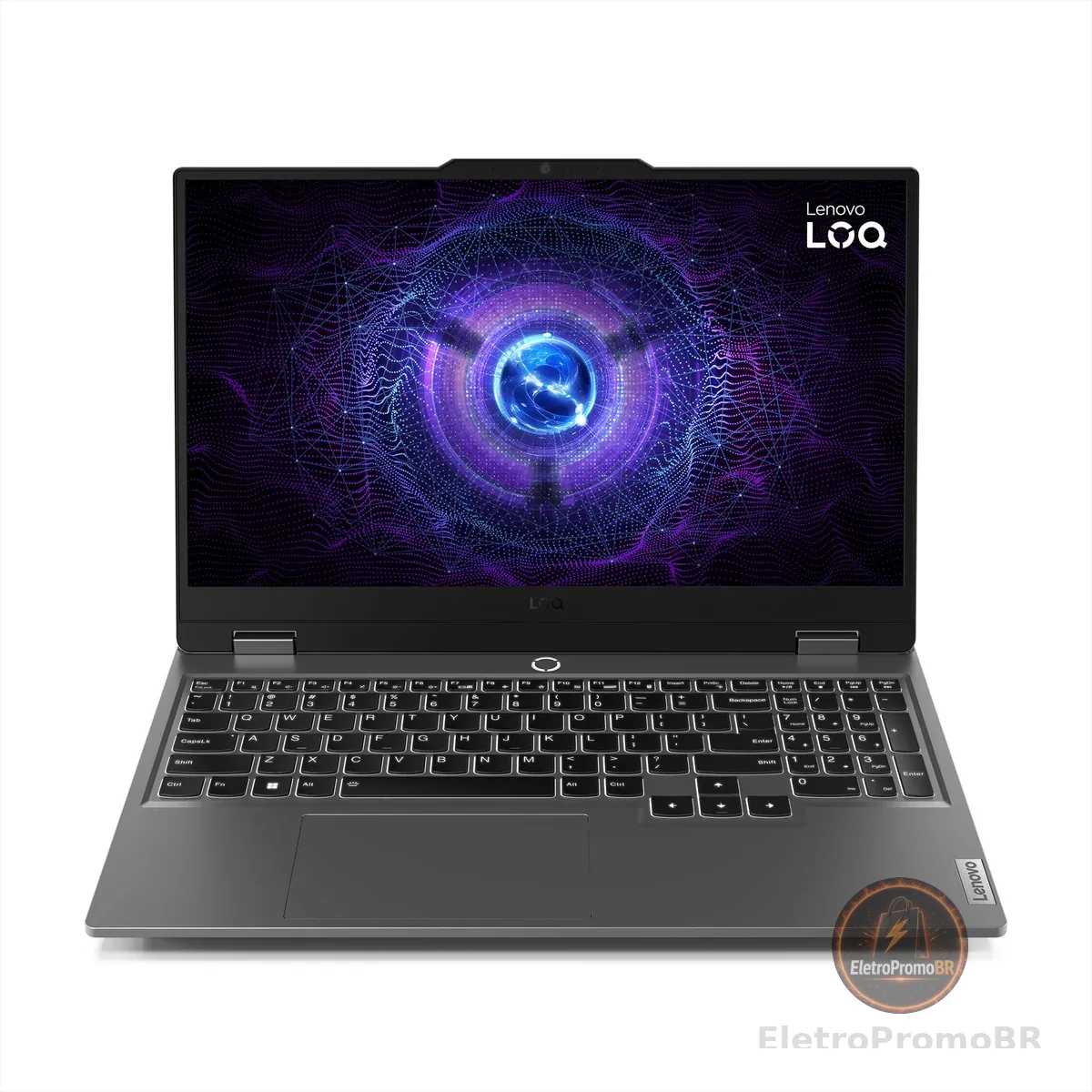 Notebook Lenovo LOQ 15IRX9 Intel Core i5-13450HX 16GB 512GB SSD RTX 3050 Windows 11 15.6" - 83KH0006BR Luna Grey
