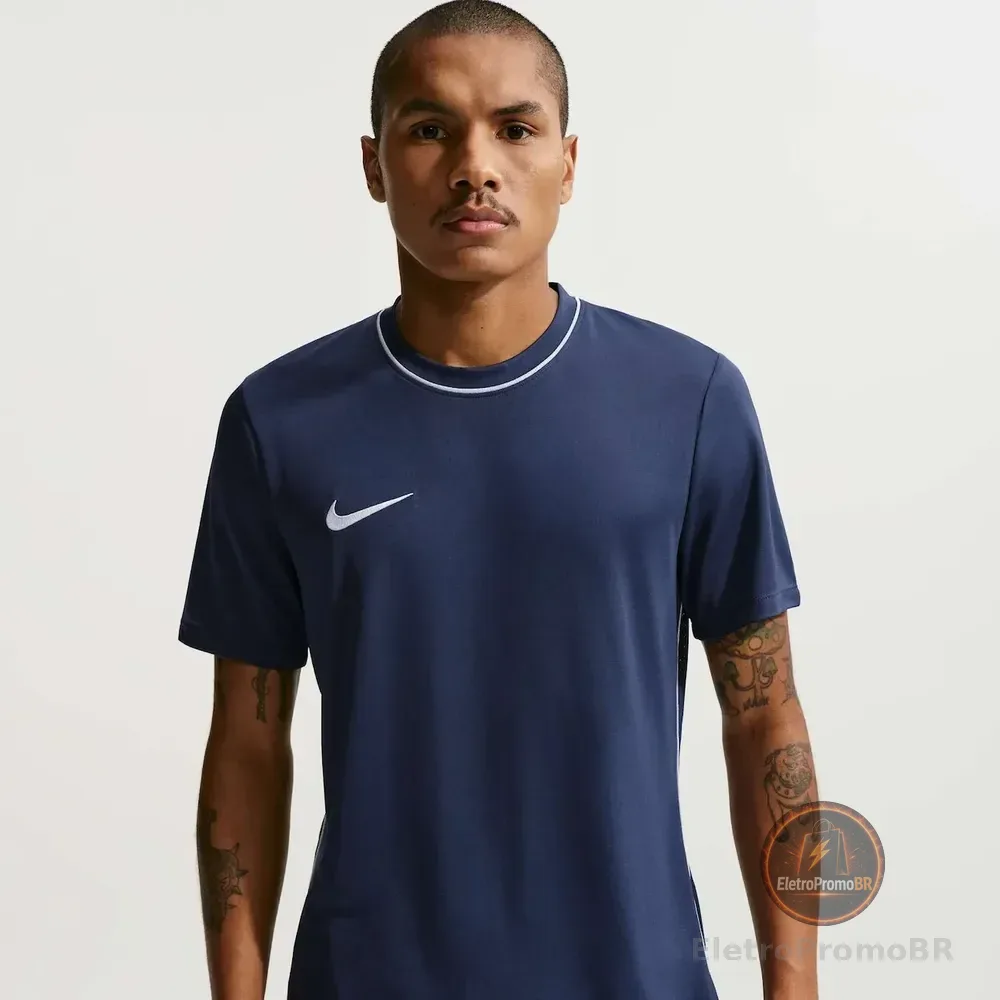 Camiseta Dri-fit Nike Park Masculina Azul-escuro G