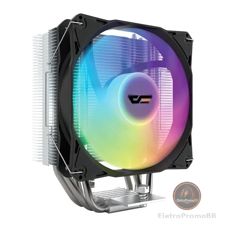Cooler Para Processador Aigo Darkflash Z4, ARGB, 120mm, Preto, Z4-ARGB