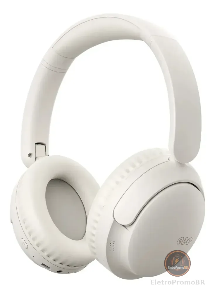 Headset Qcy H2s Lite Bluetooth Com Enc Multiponto 60h Branco