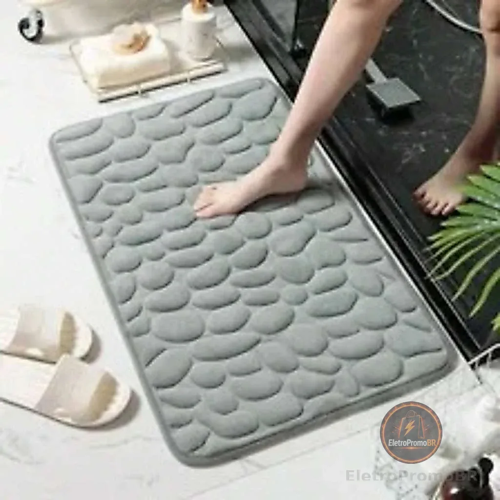 Tapete absorvente macio de microfibra antiderrapante para cozinha ou banheiro e quarto