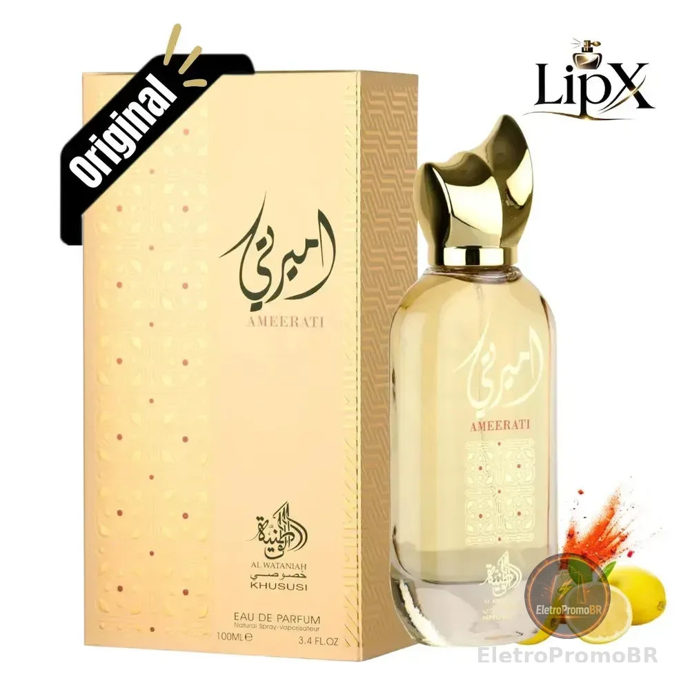 Perfume Árabe Ameerati Feminino Eau De Parfum 100 Ml Com Nf lipx