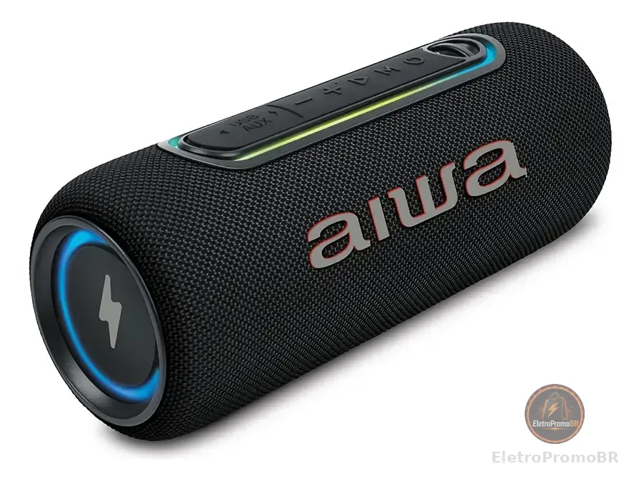 Caixa De Som Speaker Aiwa SP-05-LB 30w Bluetooth Ipx5