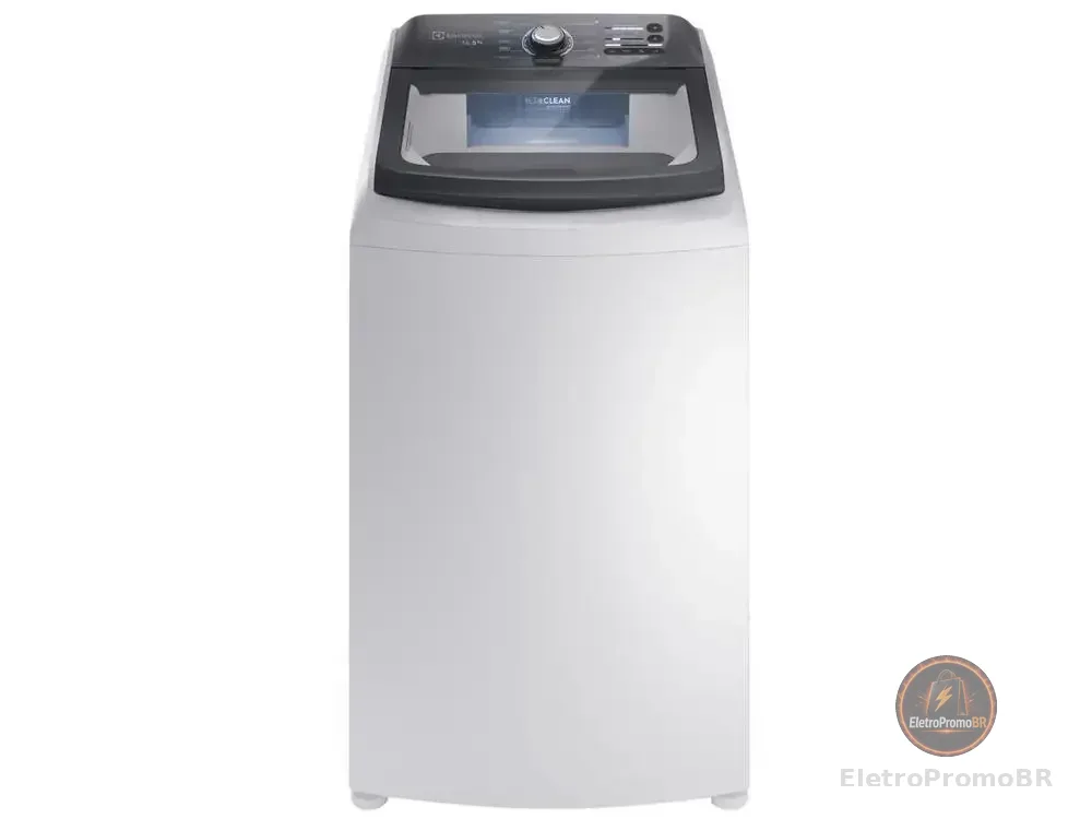 Lavadora de Roupas Electrolux 14,5kg Cesto Inox 11 Programas de Lavagem Branco Efficient LEE15 - 110V - AliExpress 6